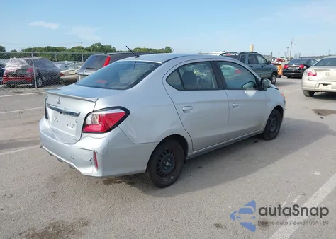 2021 Mitsubishi Mirage G4 Carbonite Edition/Es/Le z USA, uszkodzony, nr VIN ML32FUFJ3MHF03646